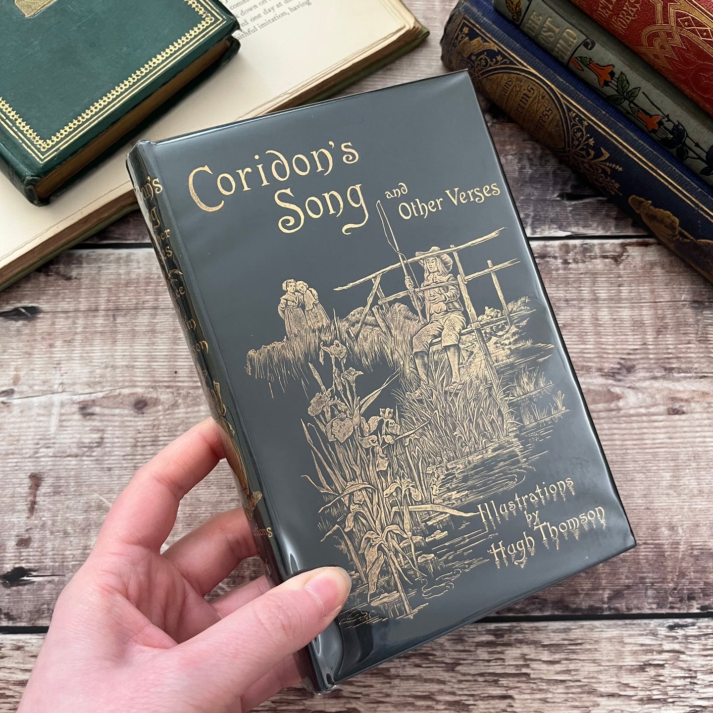 1894 Coridon's Song and Other Verses Late Victorian Illustrated by Hugh Thomson Book