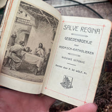 Load image into Gallery viewer, 1905 Salve Regina Dutch Prayer Book Faux Tortoiseshell Art Nouveau
