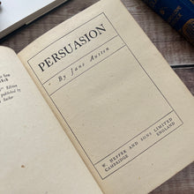Load image into Gallery viewer, Persuasion by Jane Austen Full Leather Binding with Hand Painted Detail
