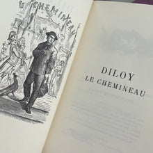 Load image into Gallery viewer, Collection of Three French Books by Comtesse de Segur; Floral Lilac Bindings 1979
