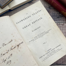Load image into Gallery viewer, Flowers Plants Of Great Britain by Anne Pratt Volume One Half Morocco Binding
