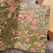 Load image into Gallery viewer, Collection of 2 Half Leather 1920&#39;s Anatole French Antique Books Marbled Edges
