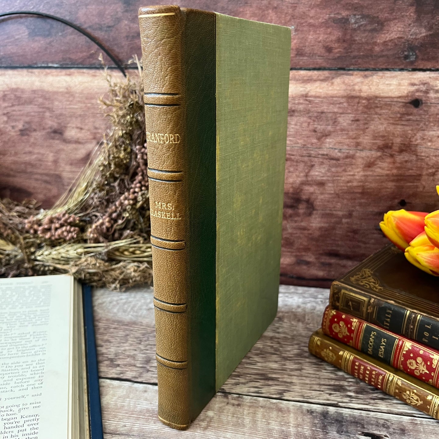 1948 Cranford by Mrs Elizabeth Gaskell Illustrated by Joan Hassall Quarter Morocco