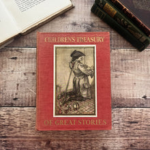 Load image into Gallery viewer, Children&#39;s Treasury of Great Stories Antique Book Includes Alice&#39;s Adventures in Wonderland Published by Daily Express Publication
