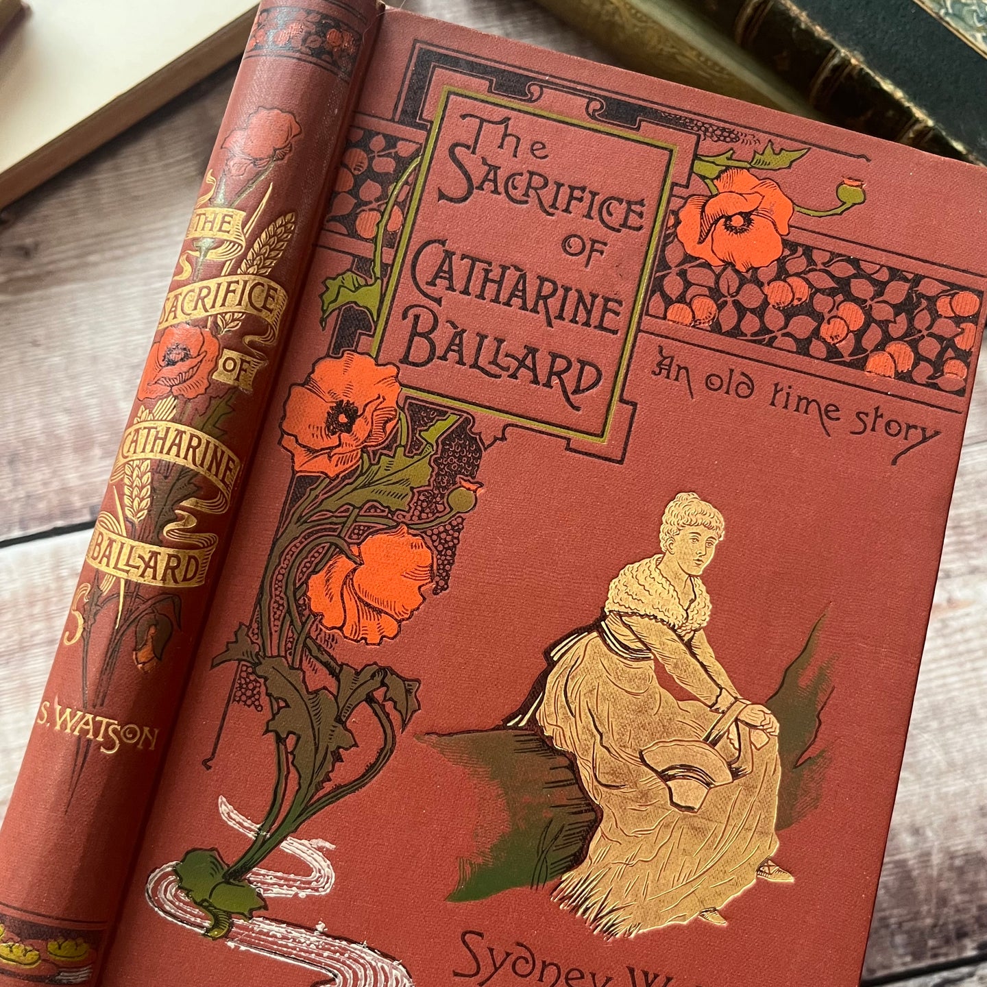The Sacrifice of Catharine Ballard An Old Time Story by Sydney Watson Beautiful Book
