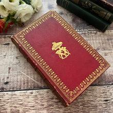 Load image into Gallery viewer, 1853 The Book of Gems Modern Poets and Artists Poetry Full Leather Book
