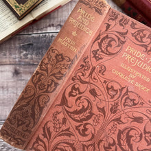 Load image into Gallery viewer, 1899 Pride and Prejudice by Jane Austen in AA Turbayne Art Nouveau Binding WORN
