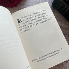 Load image into Gallery viewer, Full Leather Book of Poetry by Lord Alfred Tennyson With Floral Gilt
