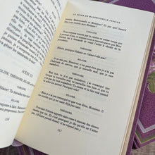 Load image into Gallery viewer, Collection of Three French Books by Comtesse de Segur; Floral Lilac Bindings 1979
