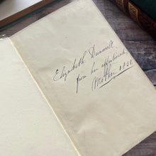 Load image into Gallery viewer, 1848 Chapters on Flowers by Charlotte Elizabeth Early Victorian Full Morocco Binding
