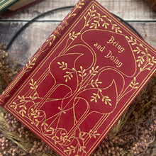 Load image into Gallery viewer, 1905 Being and Doing Full Leather Bound Book Edwardian
