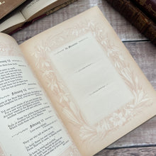 Load image into Gallery viewer, Our Friends in Paradise ... Birthday Book, Book of Quotes, Victorian Floral Binding
