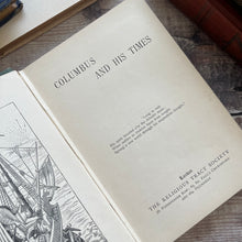 Load image into Gallery viewer, Columbus and his Times Beautiful Floral Binding Book
