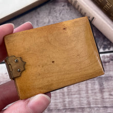 Load image into Gallery viewer, Miniature Notebook with Mauchline Ware Boards featuring a Scene of Auchinblae, Scotland

