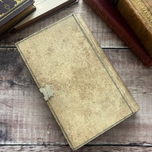 Load image into Gallery viewer, Victorian Hand Written Accounting Book with Clasp and Marbled Edges
