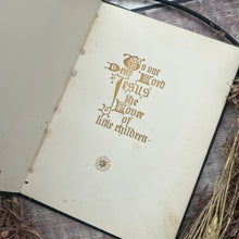 Load image into Gallery viewer, My First Prayerbook Antique Book with Illuminated Prayers
