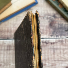 Load image into Gallery viewer, Early Victorian Manuscript Book; Full Embossed Leather with Original Verse and Printed Plates
