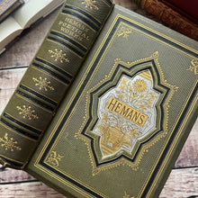 Load image into Gallery viewer, The Poetical Works of Mrs Hemans Victorian 19th Century Book

