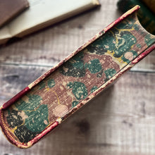 Load image into Gallery viewer, 1874 The Caxtons by Lord Lytton Half Calf Leather Book with Marbled Edges
