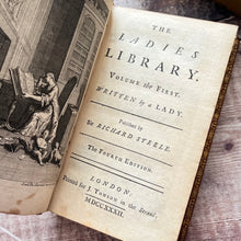 Load image into Gallery viewer, 1732 The Ladies Library Volume One ONLY 18th Century Full Leather Binding Scarce
