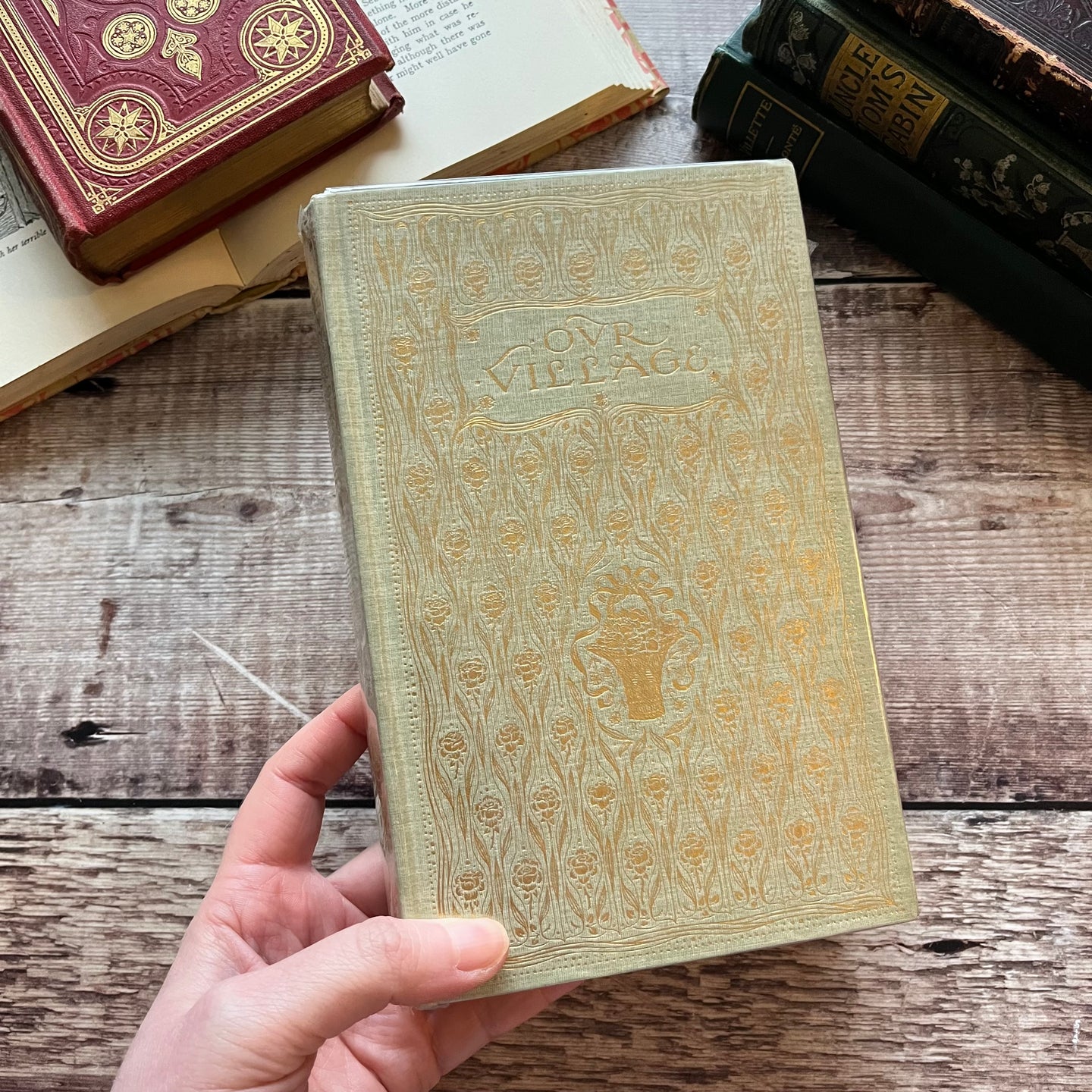 1904 Our Village by Miss Mary Russell Mitford Illustrated by CE Brock English Idylls Book