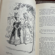 Load image into Gallery viewer, 1932 Evelina by Frances Burney Illustrated by Hugh Thomson Book
