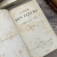 Load image into Gallery viewer, 1858 Le Langage des Fleurs 19th Century Illustrated Book
