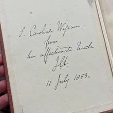 Load image into Gallery viewer, 1851 Flowers and Their Poetry Early Victorian Book Beautiful Binding First Edition

