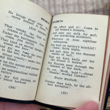 Load image into Gallery viewer, Macbeth by William Shakespeare; Yapp leather Binding
