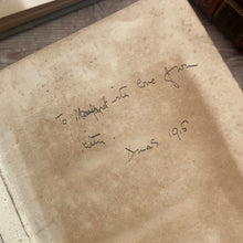 Load image into Gallery viewer, 1909 Shelley&#39;s Poetical Works Quarter Bound Vellum Antique Fine Binding Book
