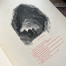 Load image into Gallery viewer, 1860 Milton&#39;s L&#39;Allegro And Il Penseroso Illustrated by Birket Foster Victorian Book
