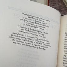 Load image into Gallery viewer, The History of England by Jane Austen Facsimile Manuscript Folio Society Book
