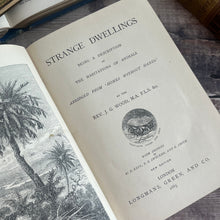 Load image into Gallery viewer, 1885 Strange Dwellings by J.G.Wood; Beautiful Illustrated Victorian Book
