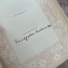 Load image into Gallery viewer, Our Friends in Paradise ... Birthday Book, Book of Quotes, Victorian Floral Binding
