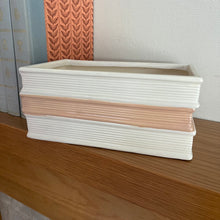 Load image into Gallery viewer, Beautiful Ceramic Stack of Books Ornament / Planter / Decoration Nursery Rhymes
