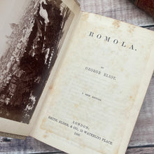 Load image into Gallery viewer, 1886 Romola by George Eliot Fine Florentine Binding 19th Century
