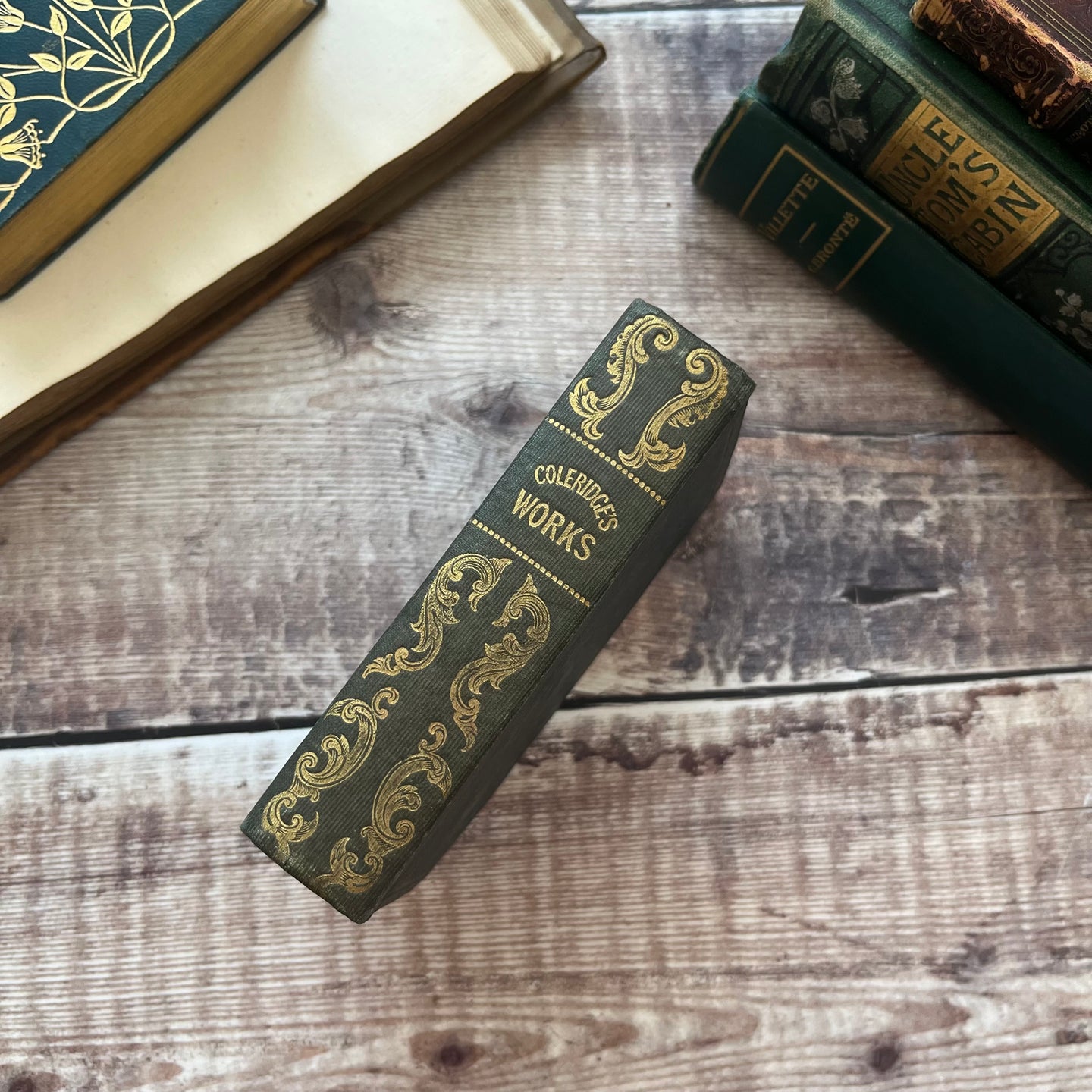 1837 The Poetical and Dramatic Works of Samuel Taylor Coleridge Book Miniature