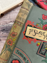 Load image into Gallery viewer, The Slave Girl of Pompeii by Emily Sarah Holt; Lovely Floral Binding Antique Book
