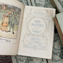 Load image into Gallery viewer, Collection of the Novels of Jane Austen Beautiful Edwardian Set Illustrated Colour Plates
