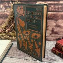 Load image into Gallery viewer, The Children of the New Forest by Captain Marryat Beautiful Art Nouveau Floral Book
