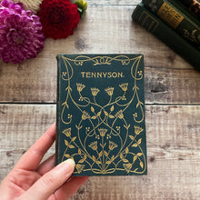 Load image into Gallery viewer, Full Leather Book of Poetry by Lord Alfred Tennyson With Floral Gilt
