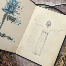 Load image into Gallery viewer, My First Prayerbook Antique Book with Illuminated Prayers
