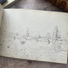 Load image into Gallery viewer, Antique Sketchbook attributed to "Aunt Carr"... Art Journal Pencil Sketches
