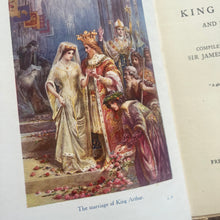 Load image into Gallery viewer, 1930 The Legend of King Arthur and His Knights; Vintage Illustrated Book
