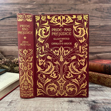 Load image into Gallery viewer, 1899 Pride and Prejudice by Jane Austen Rare AA Turbayne Binding
