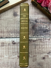 Load image into Gallery viewer, 1958 The Compleat Angler by Izaac Walton; Rebound in Half Leather
