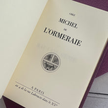 Load image into Gallery viewer, Collection of Three French Books by Comtesse de Segur; Floral Lilac Bindings 1979
