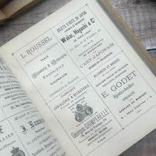 Load image into Gallery viewer, Le Livre du Mariage Souvenir de 1887; 19th Century Full Leather Book with Blue Tinted Gilt Gauffered Edges
