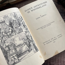 Load image into Gallery viewer, 1953 Alice&#39;s Adventures in Wonderland by Lewis Carroll Illustrated John Tenniel
