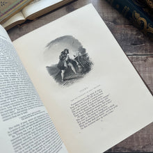 Load image into Gallery viewer, 1866 Antique Poetry Book: Faux Tortoiseshell &amp; Gilt Victorian Binding (Et)
